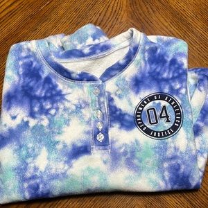 Justice Tye dye active sweatshirt size 12